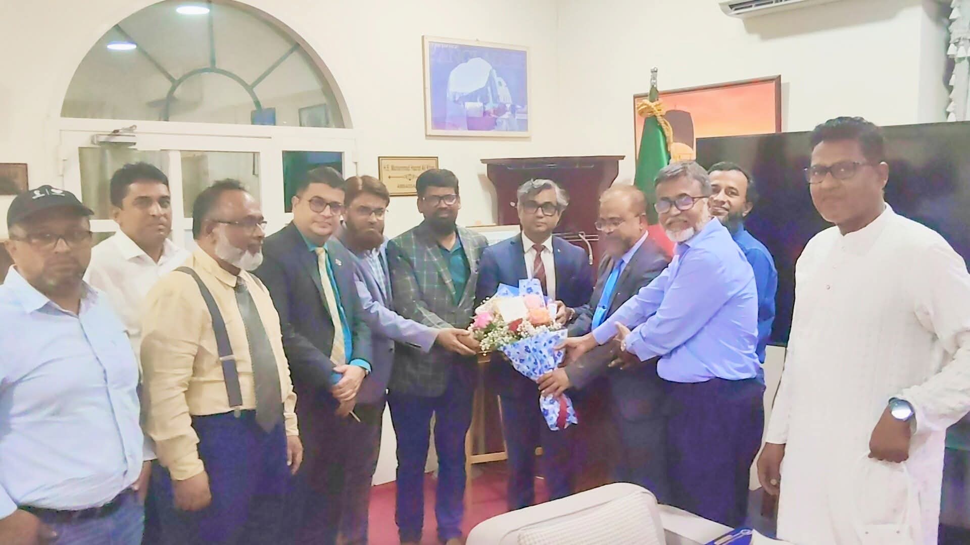 IDEB Qatar Chapter meets new Bangladesh Ambassador in Doha