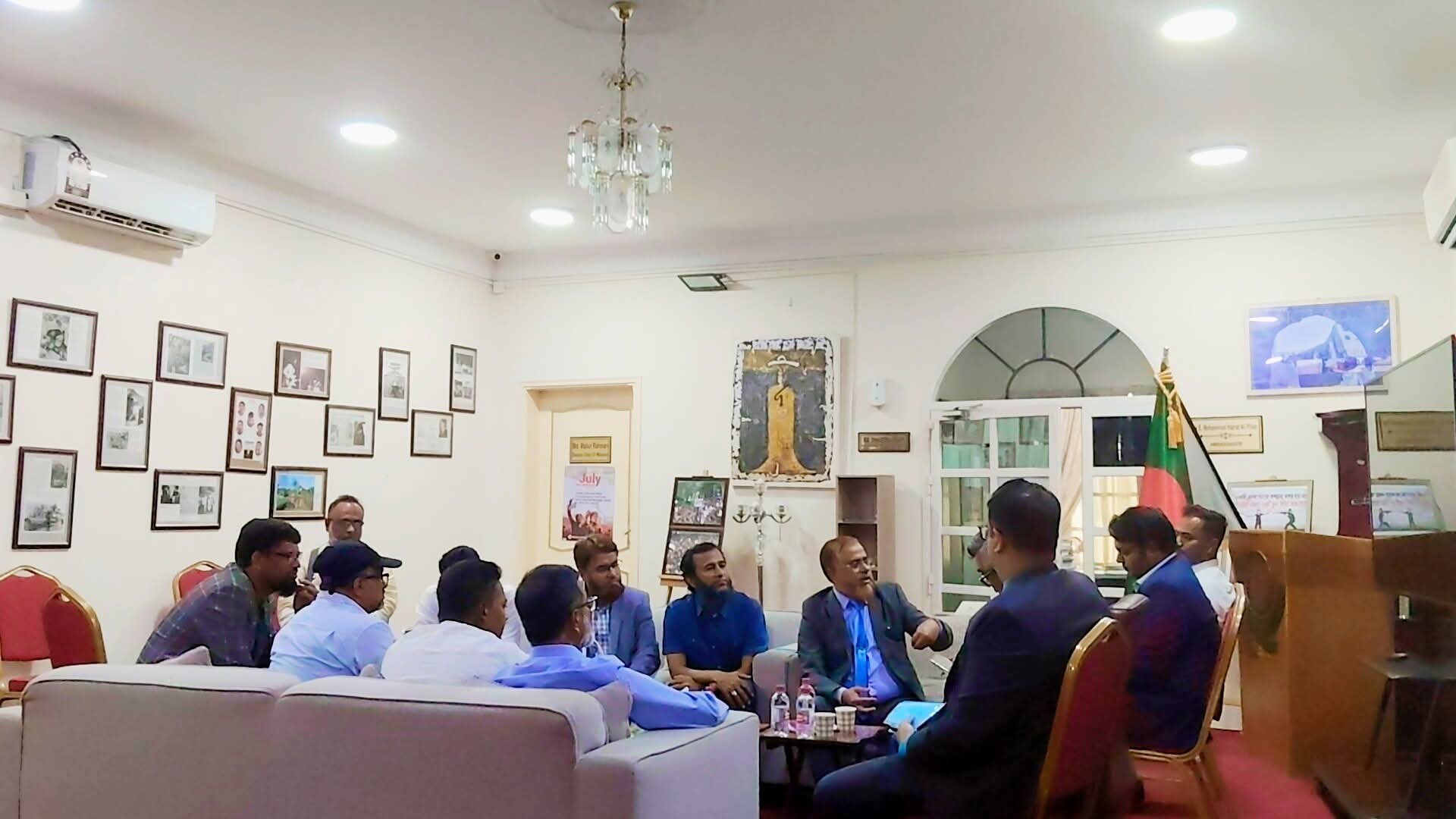 IDEB Qatar Chapter meets new Bangladesh Ambassador in Doha