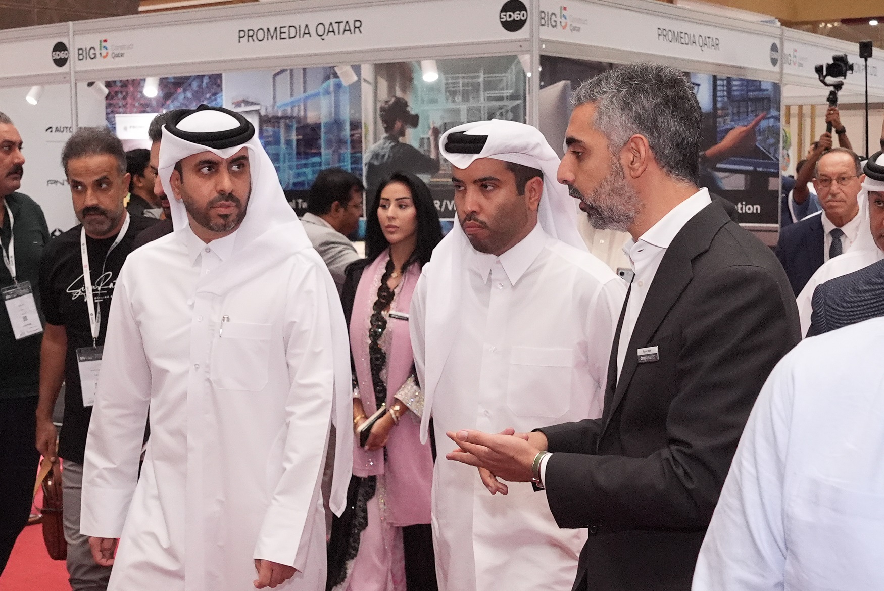 His Excellency Mohammed bin Hassan Al Malki, Undersecretary of the Ministry of Commerce and Industry opens Big 5 Construct Qatar and INDEX Design Qatar in Doha