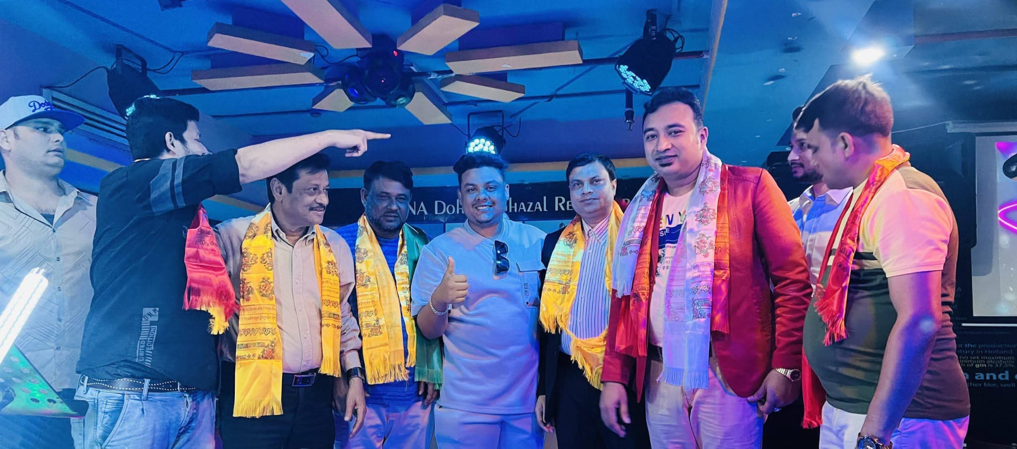 E M Akash Celebrates Birthday with Fans and Artists in Qatar