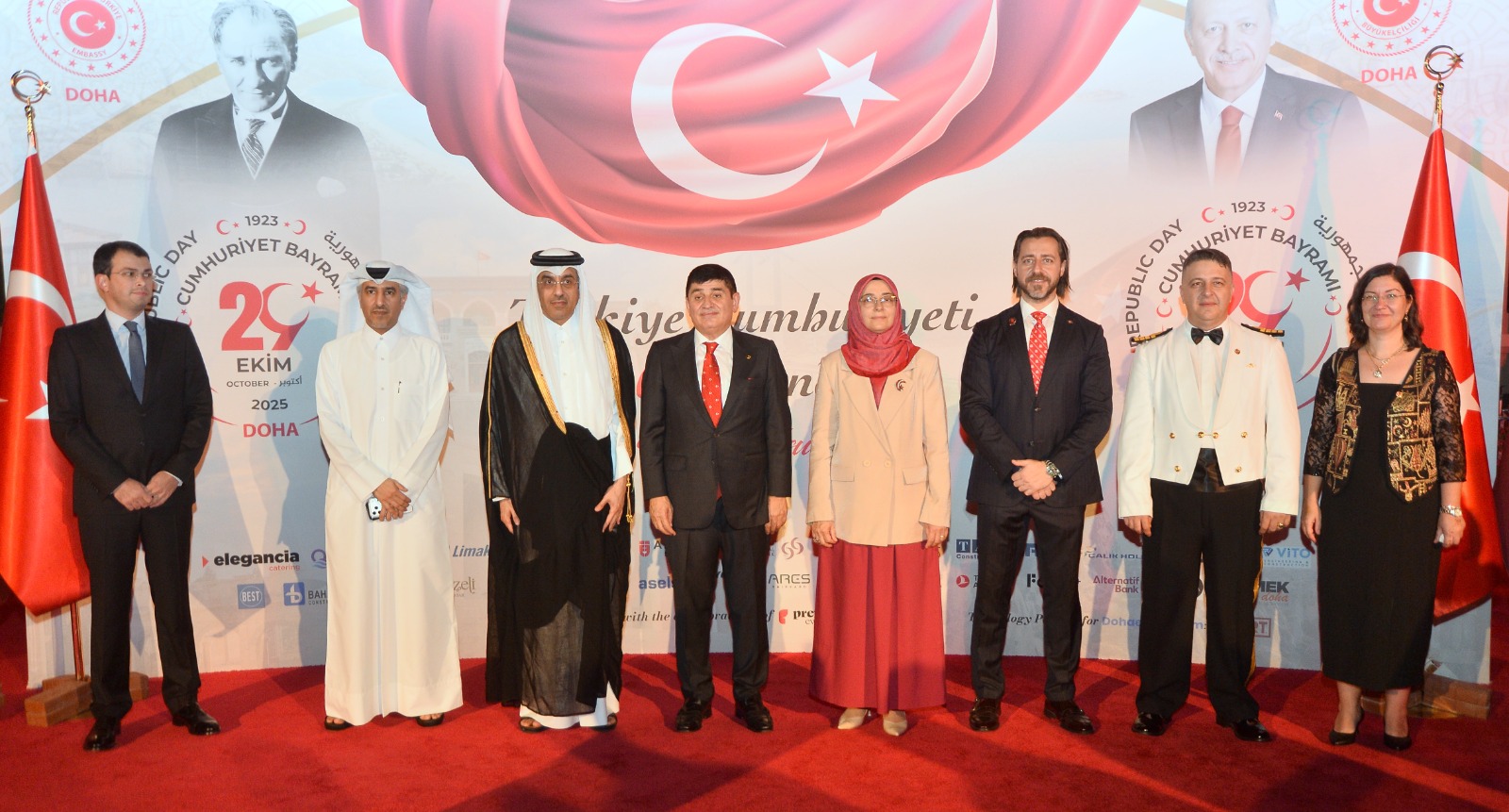 Embassy of Türkiye in Doha Marks 102nd Anniversary of the Republic with Grand Reception