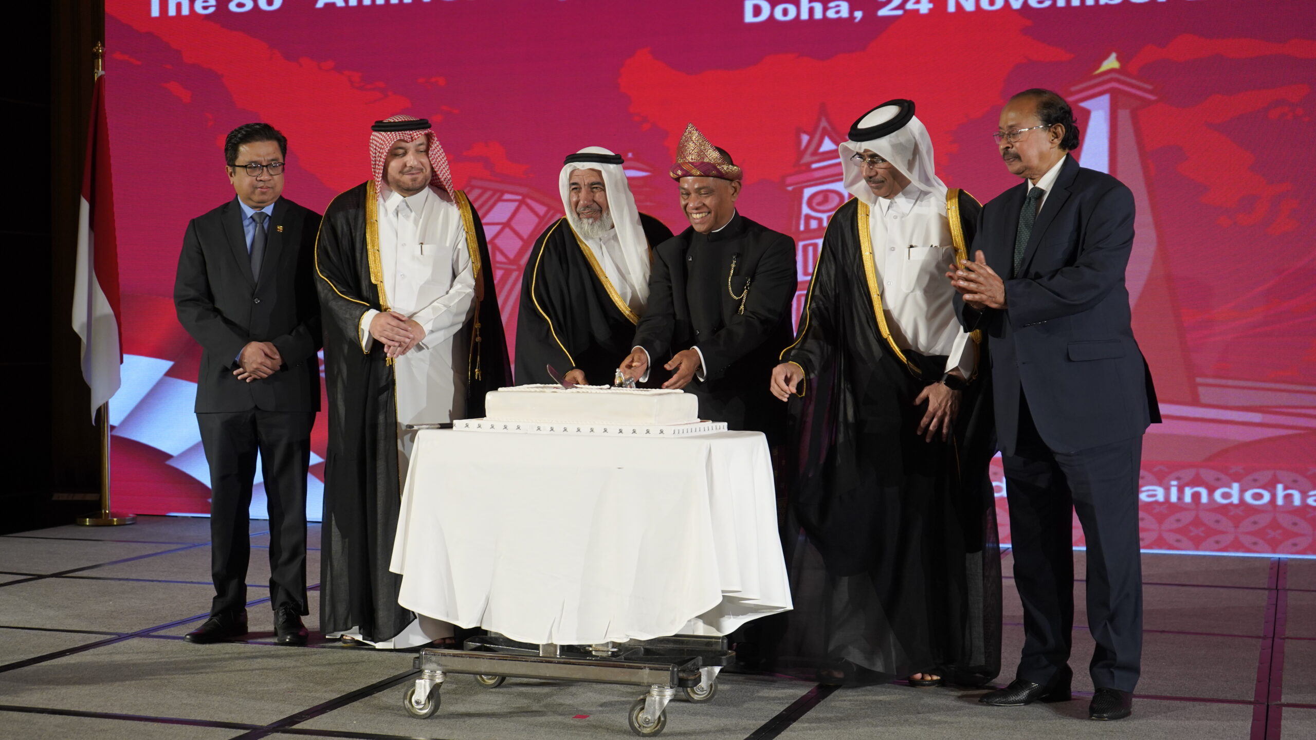 Indonesia Marks 80 Years of Independence with Farewell Reception for Ambassador Ridwan Hassan in Doha