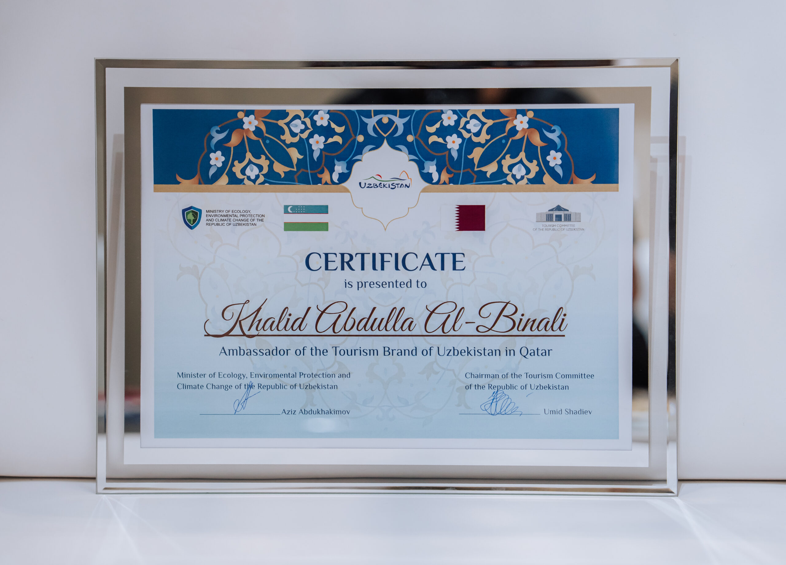 Uzbekistan Appoints Tourism Brand Ambassador in Qatar Doha, Qatar – 25 November 2025