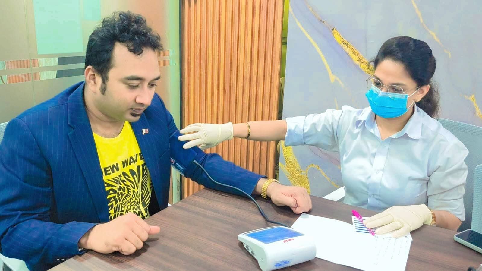 Free Health Service Organized in Qatar for Qatari Expatriates by Diganto Express