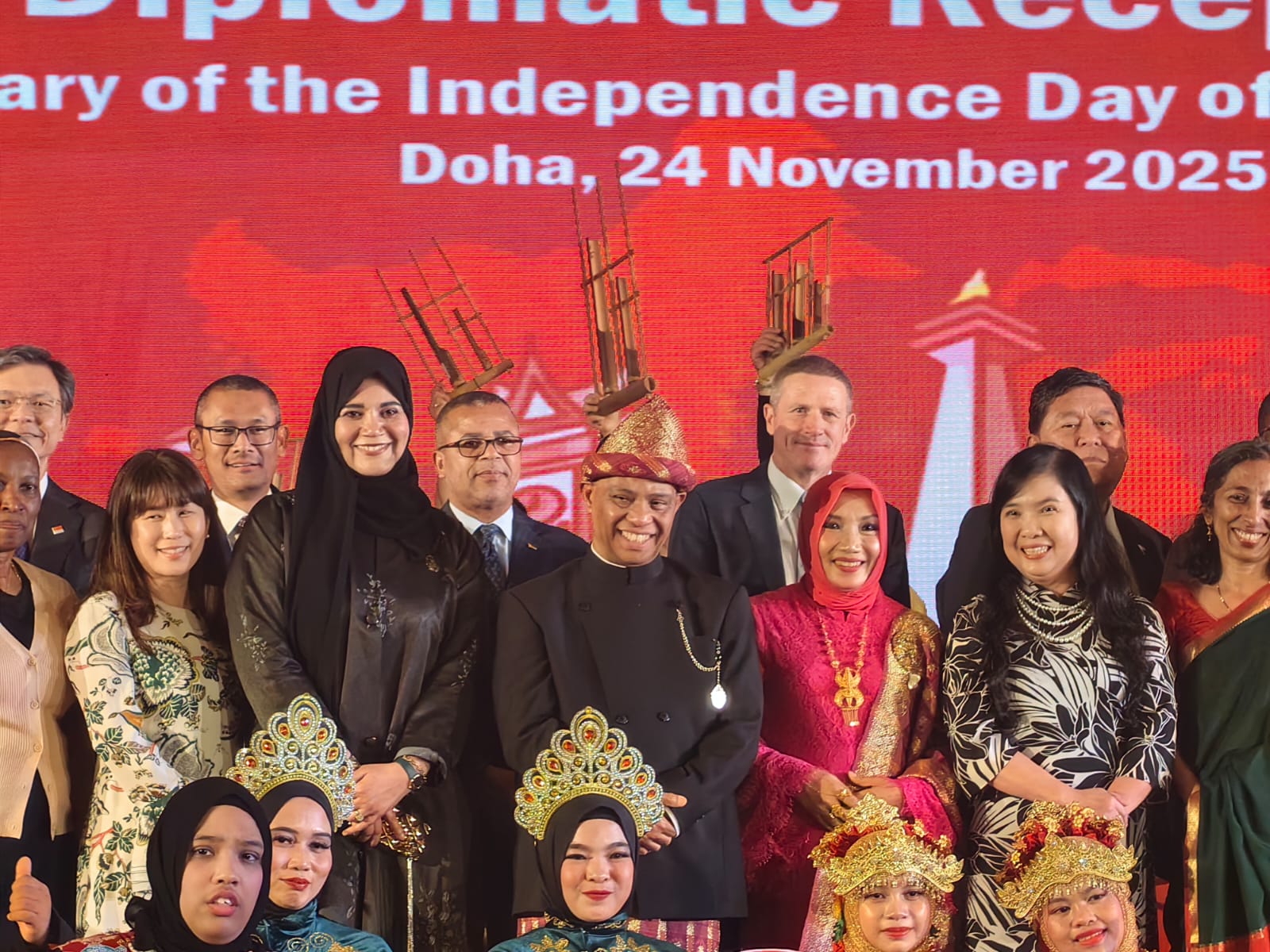 Indonesia Marks 80 Years of Independence with Farewell Reception for Ambassador Ridwan Hassan in Doha