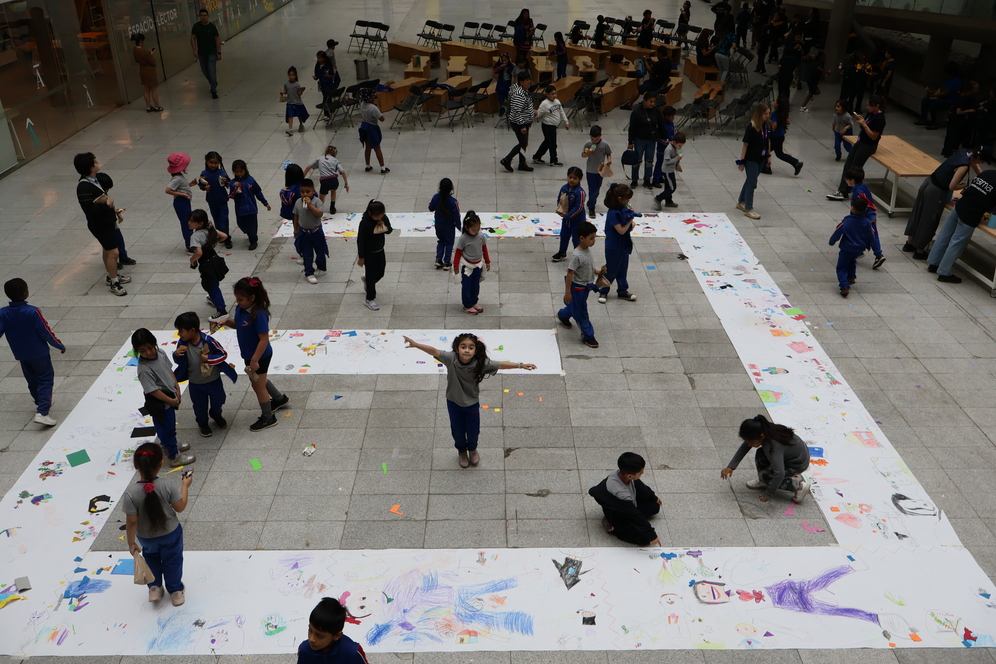 Qatar National Library and Years of Culture Stage Cultural Performance at La Moneda Cultural Center in Chile