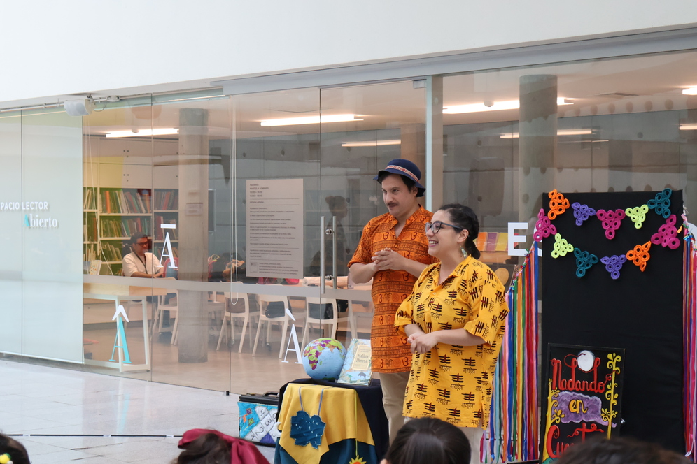 Qatar National Library and Years of Culture Stage Cultural Performance at La Moneda Cultural Center in Chile