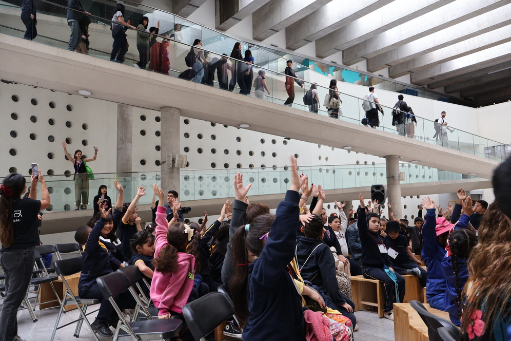 Qatar National Library and Years of Culture Stage Cultural Performance at La Moneda Cultural Center in Chile