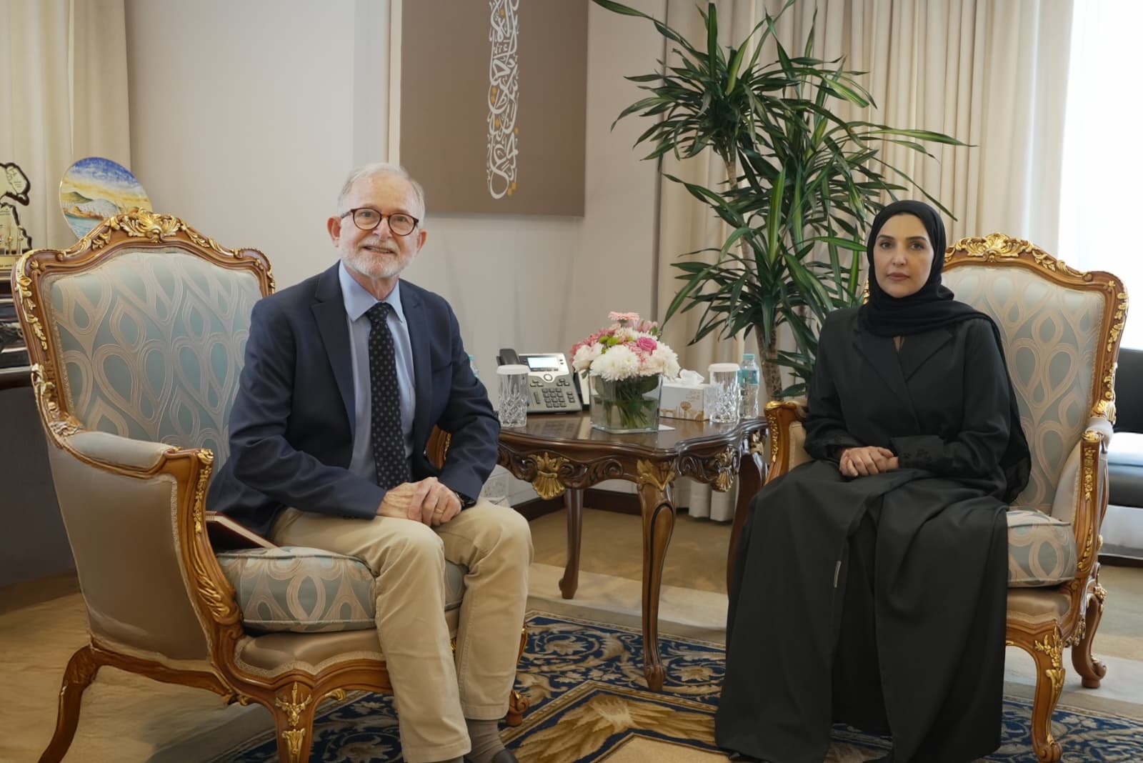 NHRC Chairperson Maryam Al-Attiyah Holds High-Level Meetings with UN, Human Rights, and Diplomatic Officials