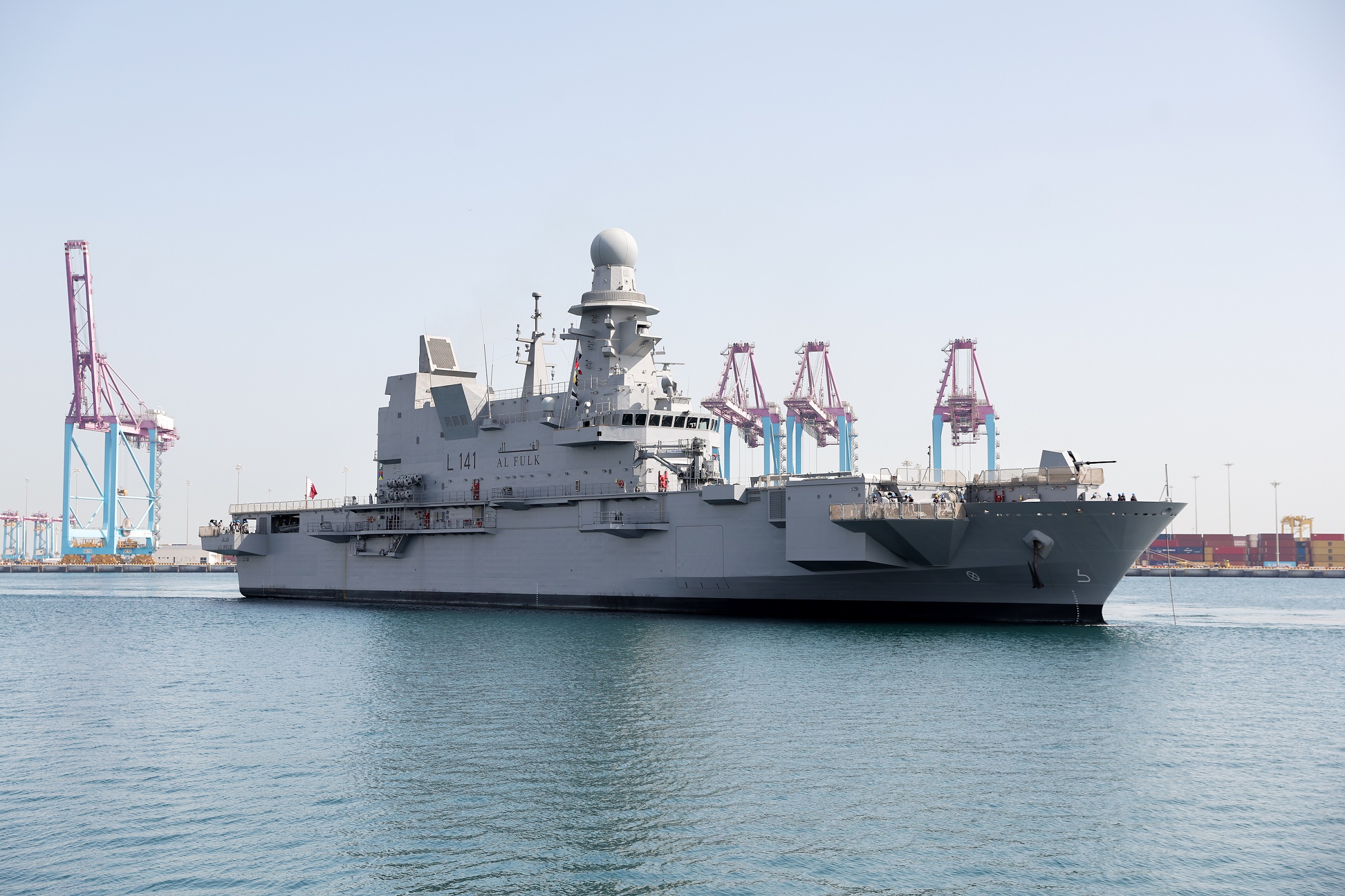 Visiting International Warships Dock at Hamad Port as Part of DIMDEX 2026