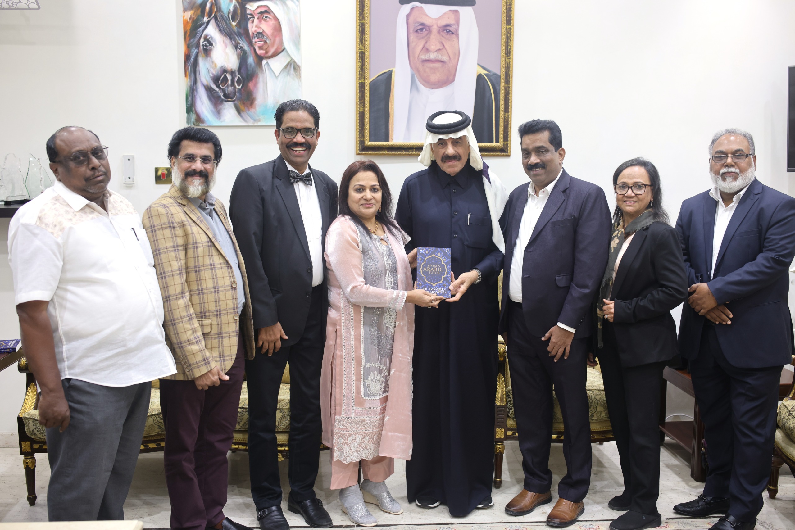 Spoken Arabic Tutor by Dr. Amanulla Vadakkangara released by Prominent Qatari entrepreneur Ahmed Al Raes
