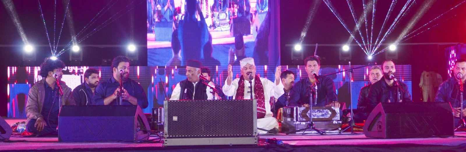 Qawwali Night Enthralls Massive Audience at Muscat Nights Festival