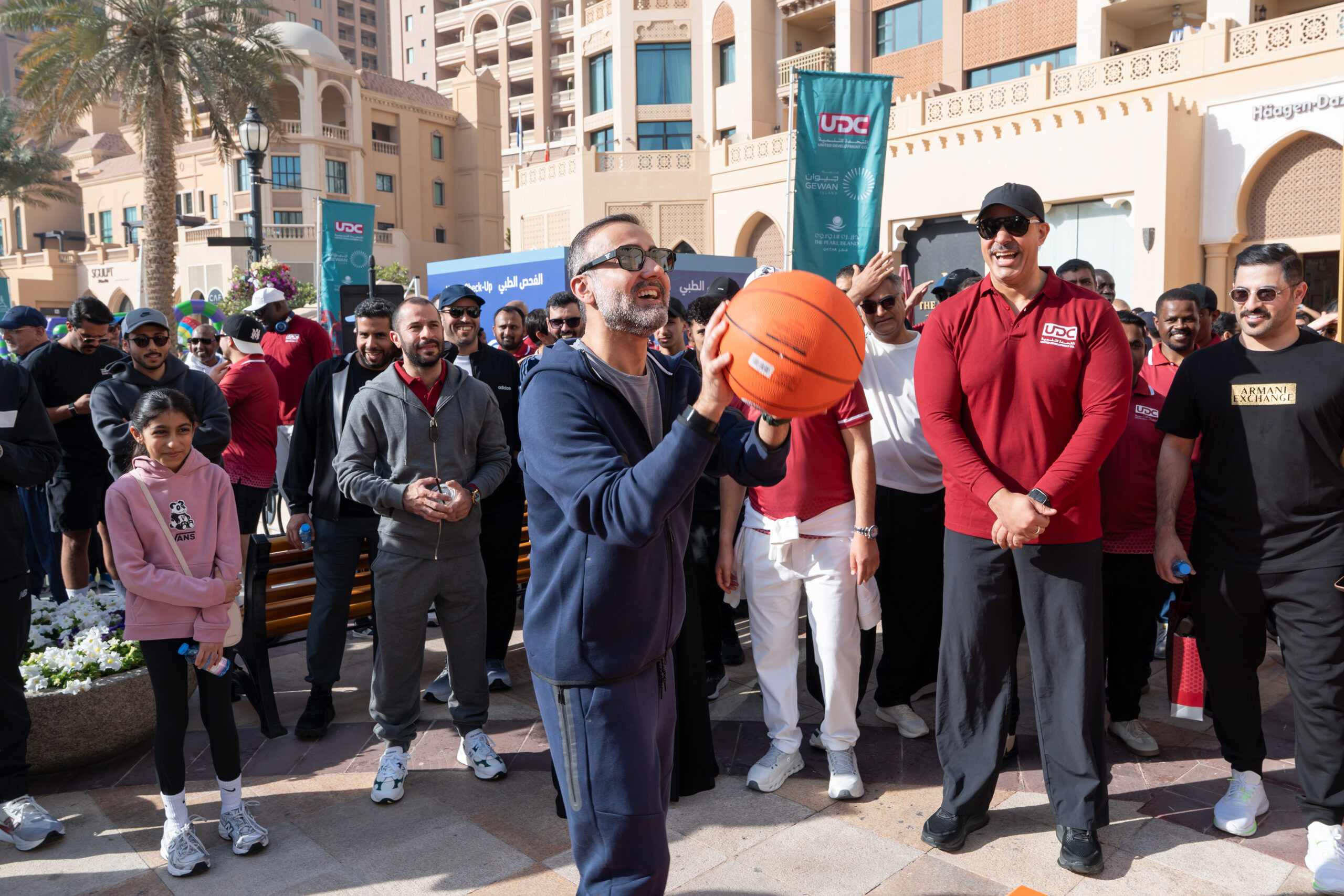 UDC Hosts Community Sports and Activities to Celebrate National Sport Day at The Pearl and Gewan Islands