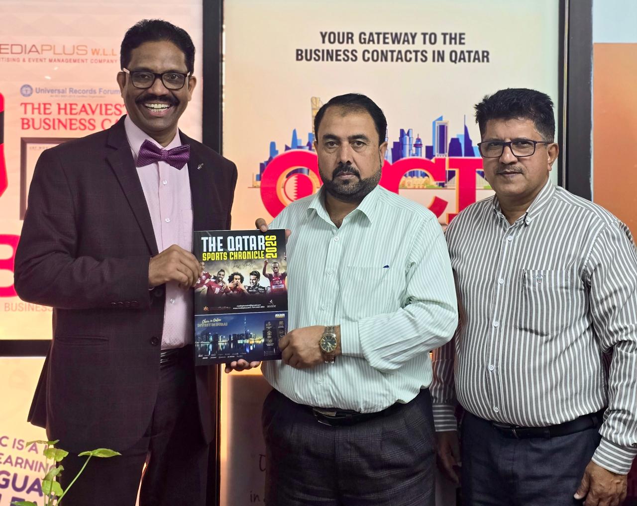 SHARAF P. HAMEED RELEASES “QATAR SPORTS CHRONICLE