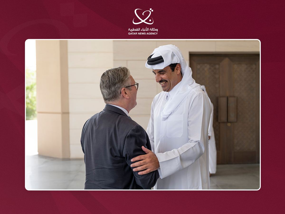 Qatar Amir, UK Prime Minister Discuss Regional and International Developments