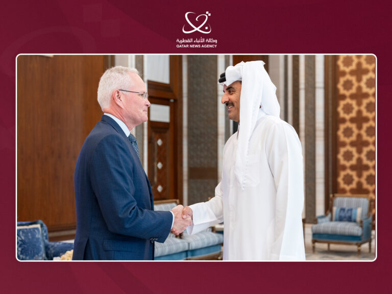 HH the Amir Meets Chairman of ExxonMobil